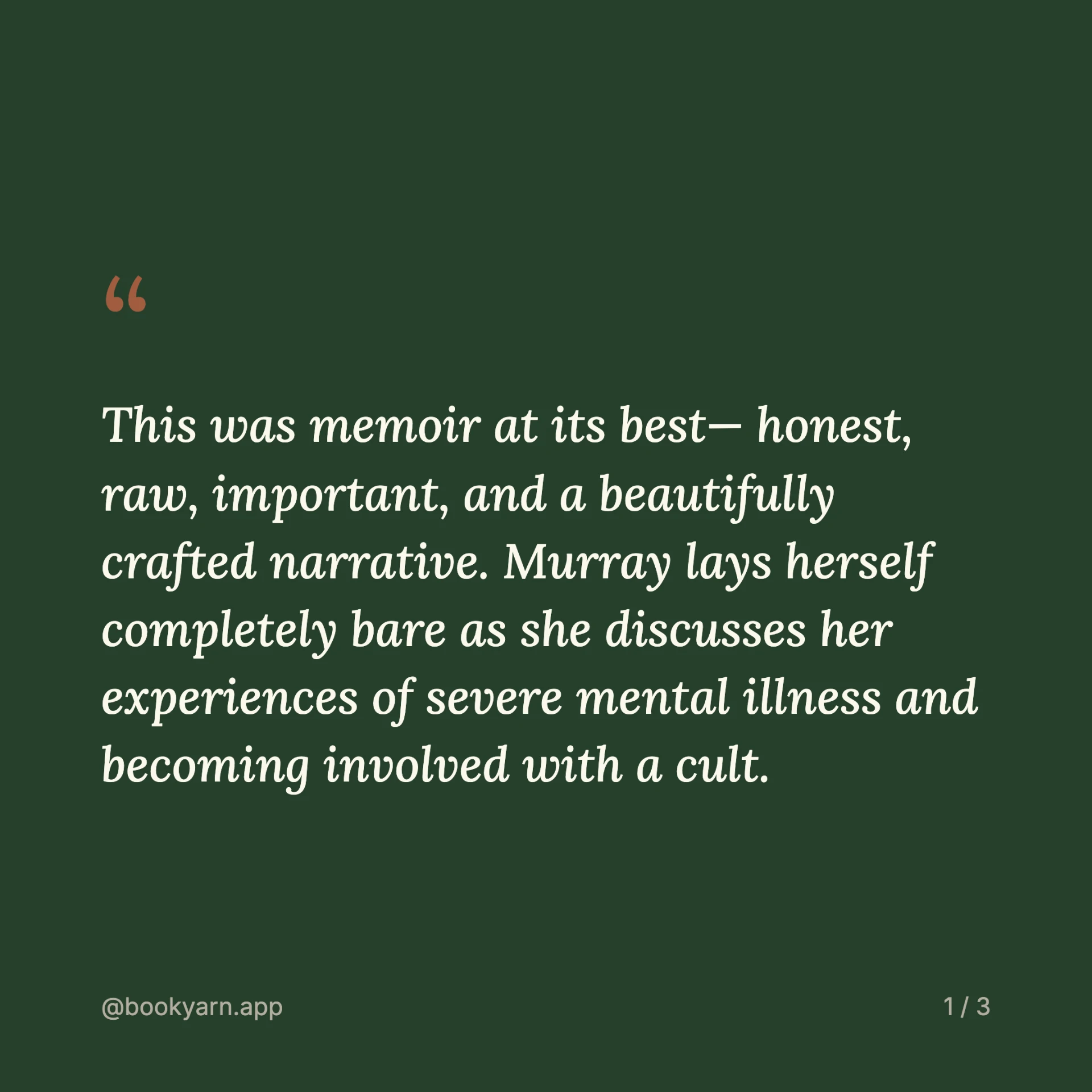 Quote slide 1 of 3 from The Make-Believe review.